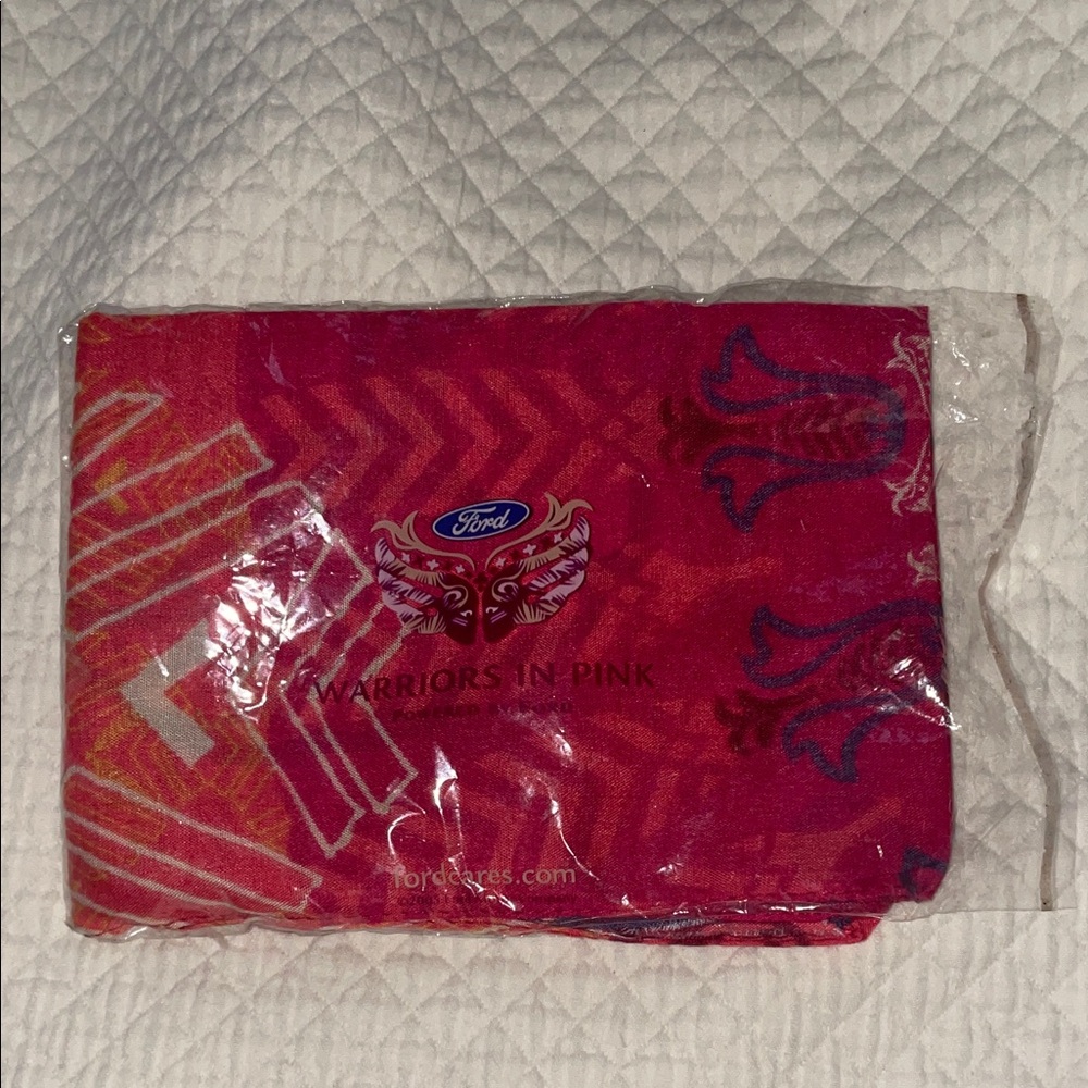 Warriors in Pink Ford Pink Patterned Scarf 2005